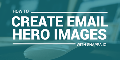 create email hero images with snappa